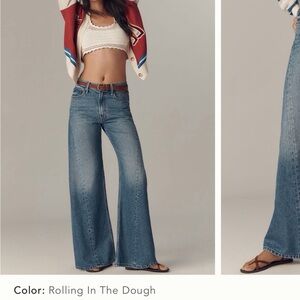 NWT MOTHER Lemon Twist high rise flare jeans size 26